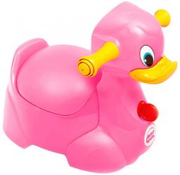 Горшок музыкальный OK Baby Quack, малиновый (37076630)