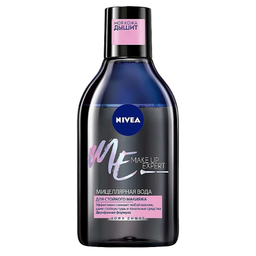 Мицеллярная вода Nivea Make-up Expert для снятия стойкого макияжа, 400 мл