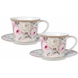 Чайний набір Lefard Англійська троянда 4 предмети рожевий (924-565)