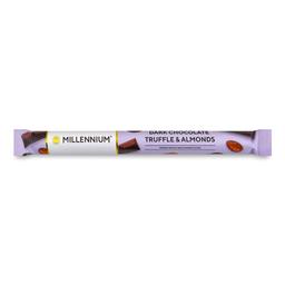 Шоколад черный Millennium с трюфельной начинкой и миндалем, 38 г (887848)
