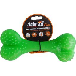 Игрушка для собак AnimAll Fun AGrizZzly Кость зеленая 25 см