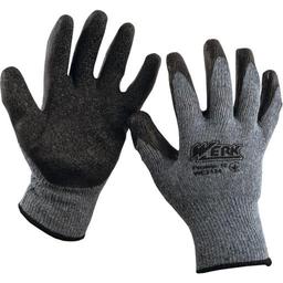 Перчатки трикотажные Werk WE2134 серые с черным латексным покрытием