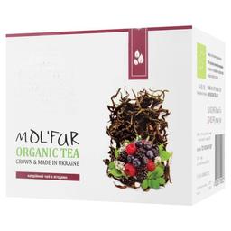 Чай чорний Mol'far кипрійний з ягодами малини, чорниці, брусниці органічний, 50 г
