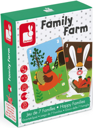 Настольная игра Janod Happy Families Ферма (J02756)