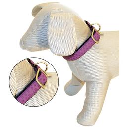 Нашийник для собак Croci Mylord, регульований, з тисненням, 30-50x2 см, фіолетовий (C5080077)