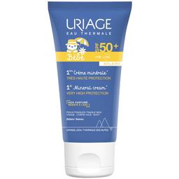 Солнцезащитный крем для лица Uriage Веве SPF50+ 1-й минеральный, 50 мл