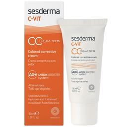 СС-крем для обличчя Sesderma C-Vit SPF15, 30 мл