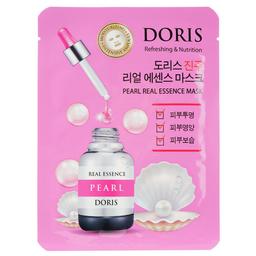 Маска для лица тканевая Jigott Doris Pearl Real Essence Mask Экстракт жемчуга, 25 мл