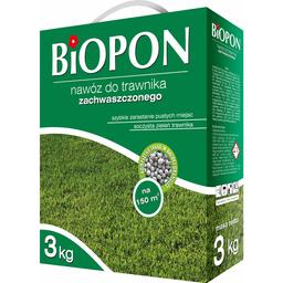 Добриво гранульоване Biopon Для газонів проти бур'янів 3 кг