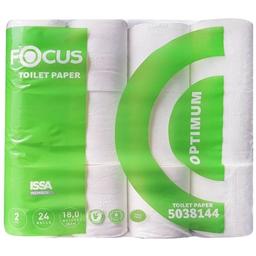 Туалетная бумага Focus Optimum двухслойная 24 рулона