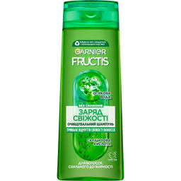 Шампунь Garnier Fructis Заряд свіжості, для волосся, схильного до жирності, 400 мл