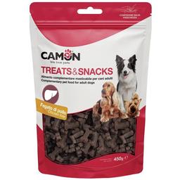 Ласощі для собак Camon Treats & Snacks Кісточки з лівером, 450 г