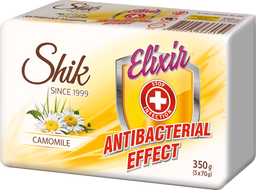 Мило туалетне тверде Shik Elixir Antibacterial Effect Ромашка, 350 г (5 шт. по 70 г)