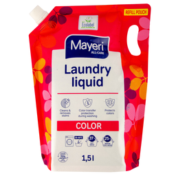 Гель для прання кольорових речей Mayeri, 37 прань, 1,5 л (MLGC1500P)
