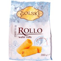 Рулетики Golski Ролло вафельний смак топленого молока, 200 г (905885)