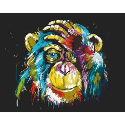 Картина по номерам ArtCraft Яркая обезьяна 40x50 см (11685-AC)