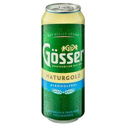 Пиво безалкогольное Gosser Natur Gold, светлое, 0%, ж/б, 0,5 л (913697)