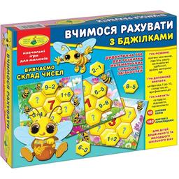 Настольная игра Київська фабрика іграшок Учимся считать с пчелками
