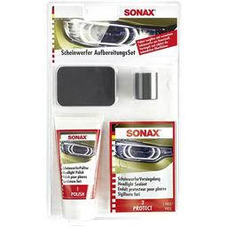 Набір для полірування пластикових фар Sonax Headlight Restoration Kit