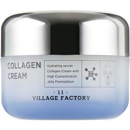 Зволожувальний крем для обличчя Village 11 Factory Collagen Cream, з колагеном, 50 мл