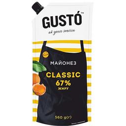 Майонез Gusto Classic 67%, 560 г (788131)