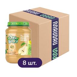 Упаковка пюре Vita Baby из груш и яблок без добавления сахара 180 г х 8 шт. Срок годности до 21.04.2024