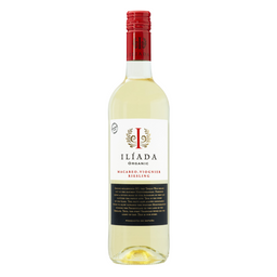Вино Anecoop Iliada Organic White D.O., біле, сухе, 12,5%, 0,75 л