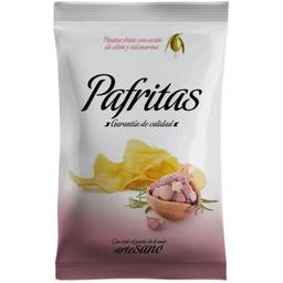 Чипсы картофельные Pafritas с чесноком 140 г