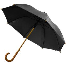 Зонт-трость Bergamo Toprain, черный (4513103)
