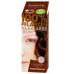 Біо-фарба для волосся Sante Chestnut Brown, порошкова, рослинна, 100 г