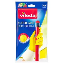 Перчатки для хозяйственных работ Vileda Super Grip, размер М (8001940003351)