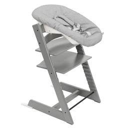 Набор Stokke Newborn Tripp Trapp Storm Grey: стульчик и кресло для новорожденных (k.100125.52)