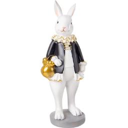 Фігурка декоративна Lefard Кролик із кошиком, 7x7x20,5 см (192-238)