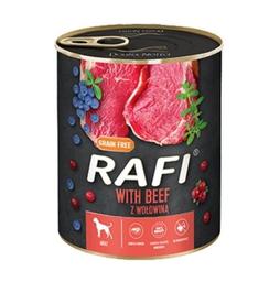 Вологий корм для собак Dolina Noteci Rafi паштет з яловичини з чорницею та журавлиною, 800 г (DN260-304999)