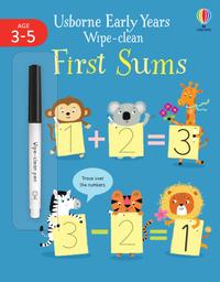 Early Years Wipe-Clean First Sums - Jessica Greenwell, англ. язык (9781474986700)
