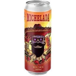 Пиво Beermaster Brewery Michelada, бурштинове, нефільтроване, 3%, з/б, 0,33 л