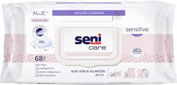 Влажные салфетки для ухода за кожей Seni Care Sensitive, 68 шт.