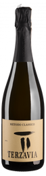 Ігристе вино Marco De Bartoli Terzavia Metodo Classico 2018, біле, екстра-брют, 11,5%, 0,75 л
