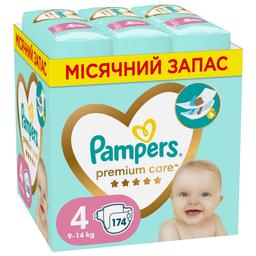 Подгузники Pampers Premium Care 4 (9-14 кг), 174 шт.