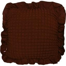 Декоративная подушка Love You с наволочкой, 45х45 см, шоколадная (181155)
