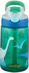 Пляшка дитяча Contigo, 420 мл, зелена з малюнком динозавтра (2115035)
