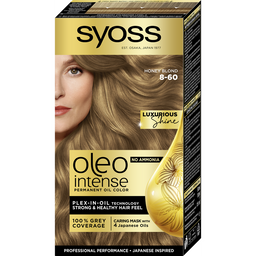 Стойкая краска для волос Syoss 8-60, Медовый Блонд, 115 мл