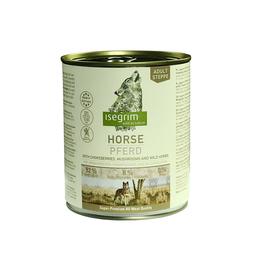 Вологий корм для дорослих собак Isegrim Adult Horse pure with Chokeberries, Champignons, Wild Herbs Конина з горобиною, грибами і травами, 800 г