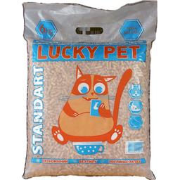 Деревний наповнювач для котячого туалету Lucky Pet стандарт 6 кг