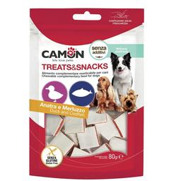 Лакомство для собак Camon Treats & Snacks Сэндвич с уткой и треской, 80 г