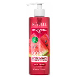 Гель для тела Revuele Hydrating Gel 99% Watermelon Deeply Moisturizes, увлажняющий, 400 мл
