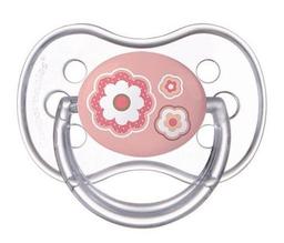 Силиконовая симметричная пустышка Canpol babies Newborn Baby 6-18 мес., розовый (22/581_pin)