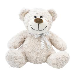Мягкая игрушка Grand Медведь с бантом, 35 см, белый (3303GMТ)