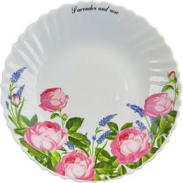 Тарелка десертная Vittora Wave Лаванда и роза V-190LR 19 см (122956)