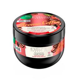Маска для волосся Eveline Food for hair Aroma Coffee Прискорення росту волосся та запобігання випаданню, 500 мл (C500HFAC)